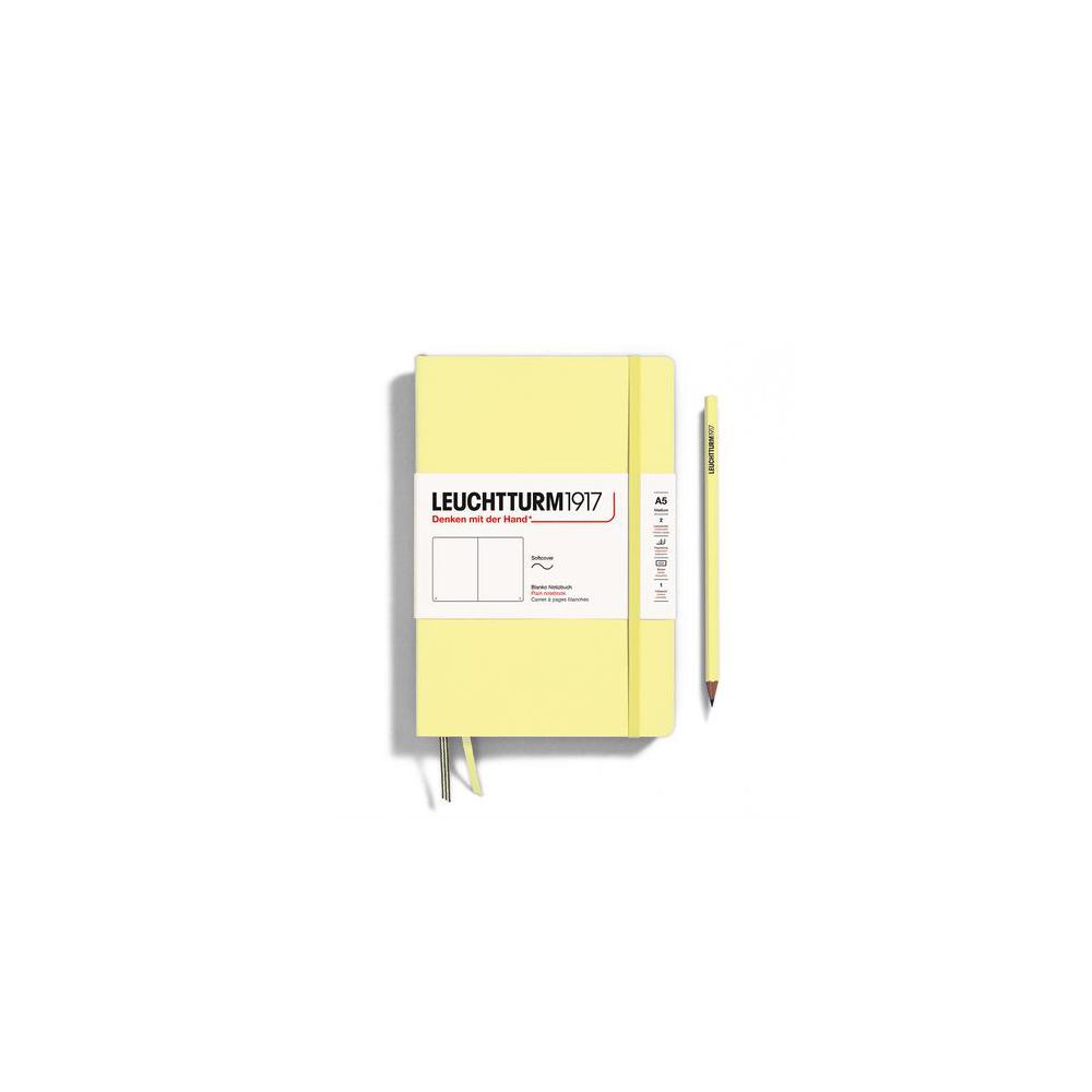 Leuchtturm, Journal, Art & School, Medium, A5, Softcover, Plain, 443481, Vanilla